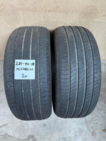 4x Michelin / 2x Bridgestone 235/50 R18 Zomerbanden, Ophalen, 18 inch, Gebruikt, 235 mm