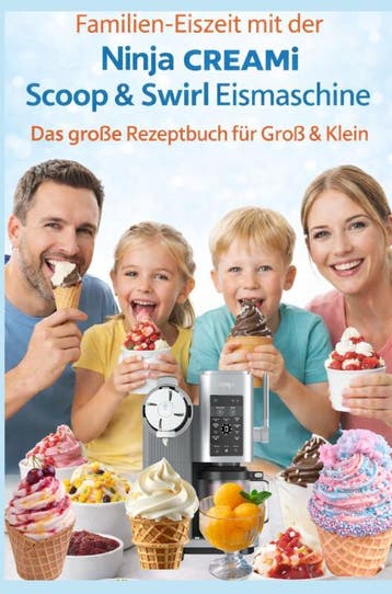 Familien-Eiszeit Mit Der Ninja Creami Scoop & Swirl Eismasch, Ophalen of Verzenden, Nieuw, Leni Vanille