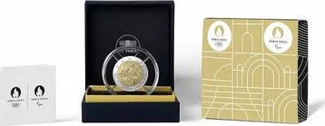 Frankreich 2 Euro 2024 Olympiade Paris Pp Fackel reverse..., Verzenden