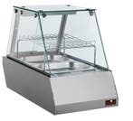 Warmhoudvitrine | Gehard glas | 45x77,5x61(h)cm CaterChef, Verzenden, Nieuw in verpakking