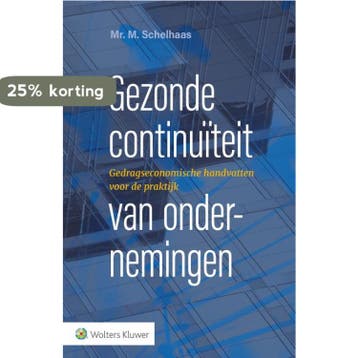 Gezonde continuïteit van ondernemingen - Marien Schelhaas, Verzenden, Zo goed als nieuw, Marien Schelhaas