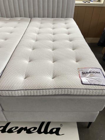 Cinderella SUMMUM 100/200  9 cm dik VITA-TALALAY op=op, Huis en Inrichting, Slaapkamer | Beddengoed, Verzenden, Nieuw, Wit, Overige typen