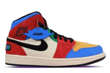 Nike Air Jordan 1 Mid SE Fearless Blue the Great • 43, Kleding | Heren, Schoenen, Ophalen of Verzenden, Nieuw, Nike, Sneakers of Gympen