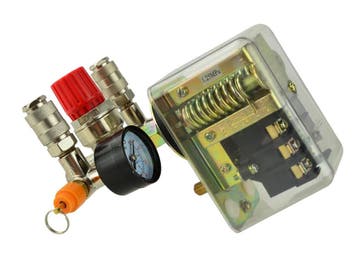 Drukregelaar Met Schakelaar - Reduceerventiel - 400 Volt - L, Ophalen of Verzenden