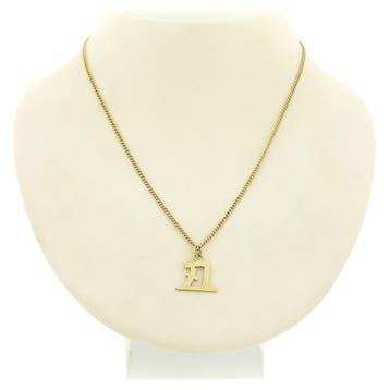 Gouden hanger van Chinees horoscoop teken; Os, Ophalen of Verzenden, Gebruikt, Goud, Overige merken
