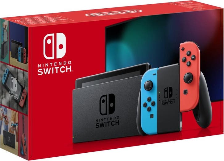 Nintendo Switch Console (2019) - Blauw/Rood, Spelcomputers en Games, Spelcomputers | Nintendo Switch, Ophalen of Verzenden