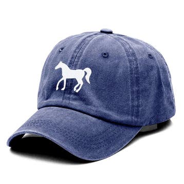 Cap Horse in diverse kleuren met geborduurde afbeelding, Verzenden, Nieuw