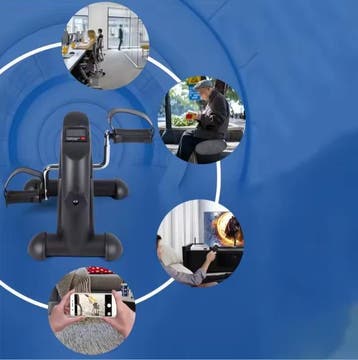 Mini Hometrainer –Pedaaltrainer met Weerstand en LCD-Display, Sport en Fitness, Verzenden, Nieuw
