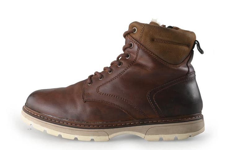 Nelson Veterboots in maat 44 Cognac, Kleding | Heren, Schoenen, Overige kleuren, Zo goed als nieuw, Boots, Verzenden