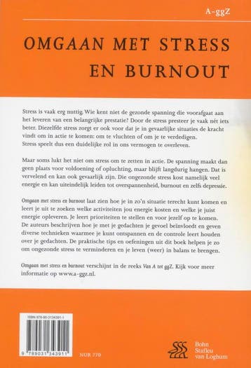 Omgaan met stress en burnout / Van A tot ggZ 9789031343911, Verzenden, Gelezen, B. Verkuil