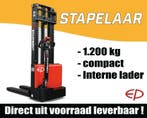 Nieuwe 1.200 kg volledig elektrische stapelaars vanaf, Overige merken, Stapelaar, Verzenden, 1000 tot 2000 kg