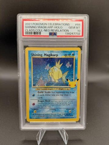 Pokémon - 1 Graded card - Magikarp #66 Promo card, Foil -, Hobby en Vrije tijd, Verzamelkaartspellen | Pokémon, Nieuw