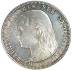 Nederland. Wilhelmina. 1 Gulden 1892 - Young Portrait /