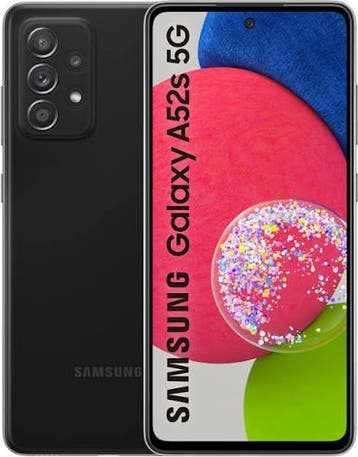 Samsung Galaxy A52s 5G - 128 GB - Zwart (In doos), Verzenden, Zo goed als nieuw