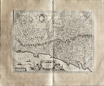 Italië - Topografisch reliëf van het Territorium van Genua;, Boeken, Nieuw