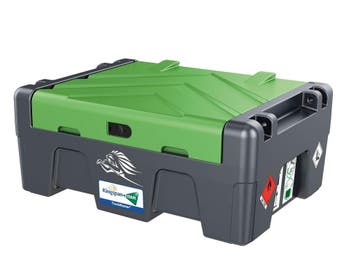 Dieseltank mobiel TM 200 liter (plat model) + 12V pomp, Verzenden