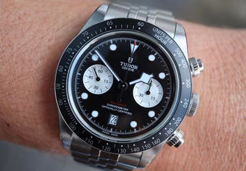 Horloge Tudor Black Bay Chrono Full set 04/2025, Overige merken, Staal, Gebruikt, Staal