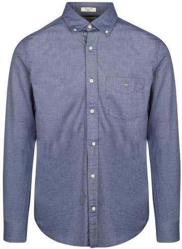 Gant Shirt Oxford Blauw maat 3XL Heren, Verzenden, Nieuw, Blauw, GANT