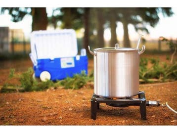 Kemper 1 pit Gasstel - Camping Gasbrander 7,5 KW -, Verzenden, Zo goed als nieuw