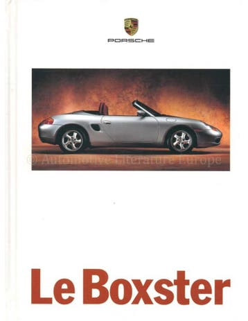 1998 PORSCHE BOXSTER HARDCOVER BROCHURE FRANS, Boeken, Nieuw, Porsche, Author