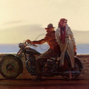 Kunstdruk Brent Lynch - Coastal Ride 70x70cm, Verzenden, Nieuw