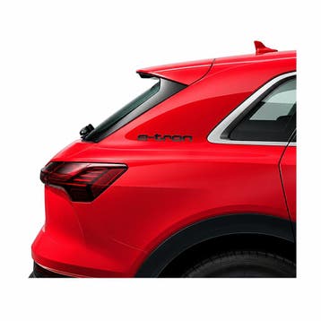 Originele Audi decorfolie met opschrift e-tron - zwart, Ophalen of Verzenden