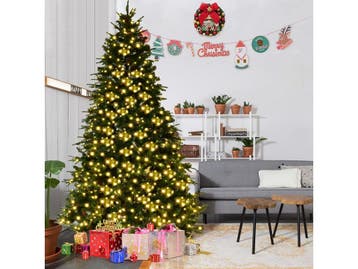 Coast Kunstkerstboom met LED verlichting - 240cm - Groen, Diversen, Verzenden, Nieuw