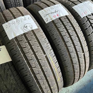 2 x Tourador 225-75-16 C 4 Seizoenbanden 7mm, 16 inch, Ophalen of Verzenden, All Season, Band(en)