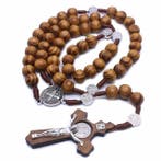 Fako Bijoux - Rozenkrans Ketting - Sandelhout - 10mm, Verzenden, Nieuw