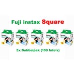 Fujifilm Instax Square Film 10x10 – 100 Stuks Direct Klaa., Ophalen of Verzenden, Nieuw