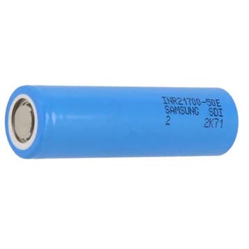 Samsung INR21700-50E accu 3.6 V, 9.8A, 5000 mAh, origineel, Verzenden, Nieuw