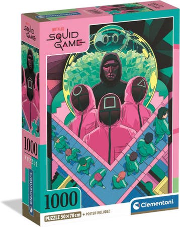 Squid Game Comic Poster Puzzel (1000 stukjes) | Clementoni -, Verzenden, Nieuw