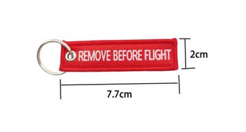 Remove before flight sleutelhanger mini, Verzamelen, Ophalen of Verzenden, Nieuw