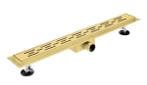 Douchegoot 80 cm geborsteld messing / goud, Ophalen of Verzenden, Nieuw, Douche