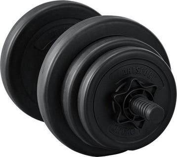 2dekans | Juskys – Dumbbel 10 kg – 45 x 2,5 cm – Voorzien, Ophalen of Verzenden, Zo goed als nieuw