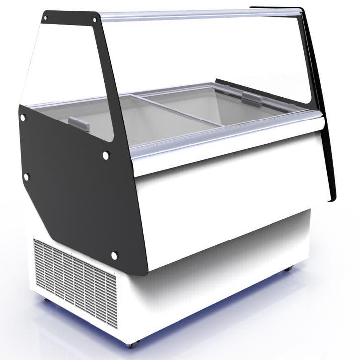 Schepijs Vitrine | Ibiza | 8 x 5 liter Combisteel, Zakelijke goederen, Horeca | Keukenapparatuur, Verzenden