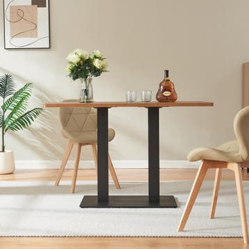 Tafelonderstel Vadejord verstelbaar 70x40x73 cm zwart [en.ca, Huis en Inrichting, Verzenden, Nieuw