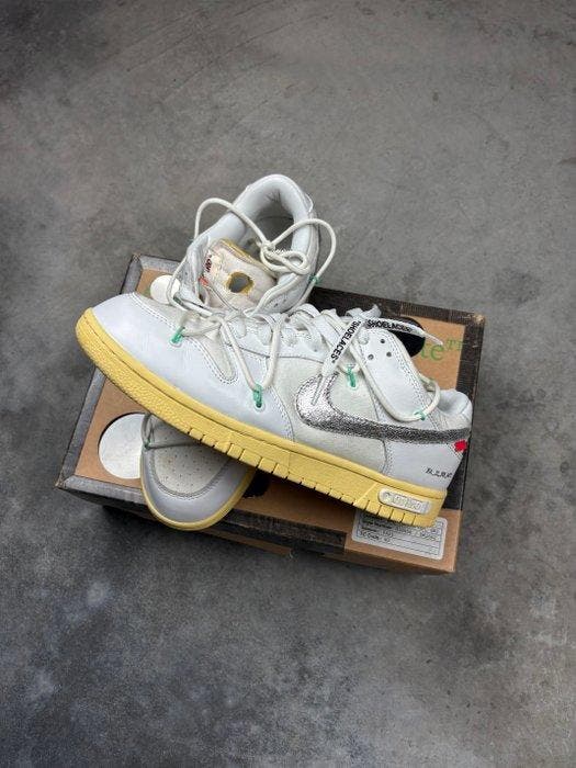 Nike X Off White - Dunk Low - Sneakers - Maat: EU 44, Kleding | Heren, Schoenen