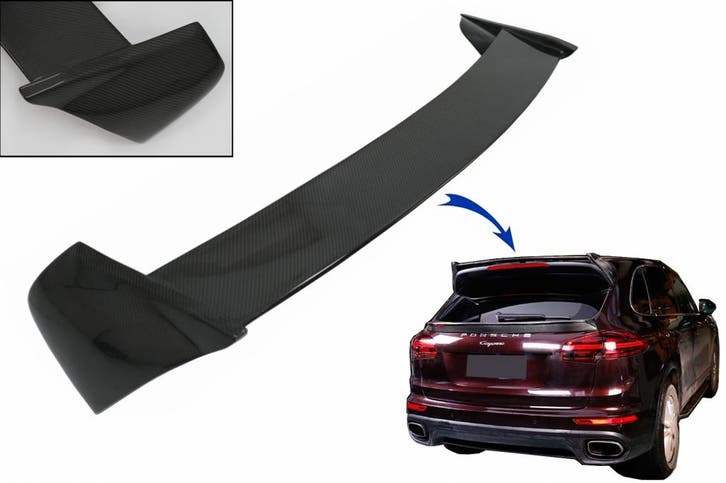 Carbon Spoiler Porsche Cayenne 958 II SUV 1517, Auto-onderdelen, Overige Auto-onderdelen, Ophalen of Verzenden