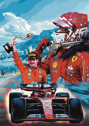 Ferrari - Charles Leclerc - Ferrari 2024 Monaco Grand Prix, Nieuw