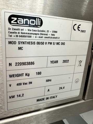 Zanolli Lopende band Pizzaoven elektrisch, Nieuw in verpakking, Ovens, Magnetrons en Steamers