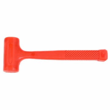 Hofftech Terugslagvrije hamer - Ø 45 mm - 450 gram - rood.., Doe-het-zelf en Verbouw, Gereedschap | Handgereedschap, Ophalen of Verzenden