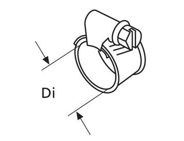 Slangklem 16-27mm RVS W5, Ophalen of Verzenden, Nieuw