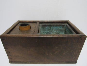 Tabaksdoos - Hout - Antiek Japanse *Tabakob