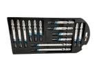 Veiling - 2x Decoupeerzagen set 14-delig Hout,Staal en Plast, Nieuw