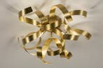 Rietveld Plafondlampen - Goud - Geschuurd Aluminium, Metaal, Huis en Inrichting, Lampen | Plafondlampen, Verzenden, Nieuw