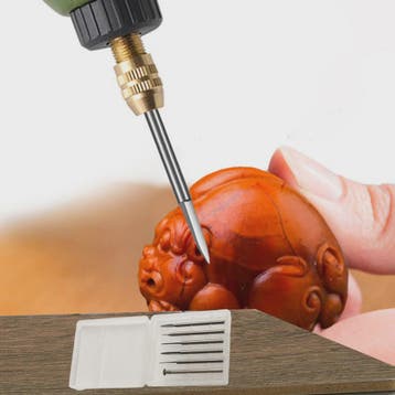 6-delige Houtsnij Boorbeitel Set voor Dremel - 2.35/3mm Scha, Verzenden