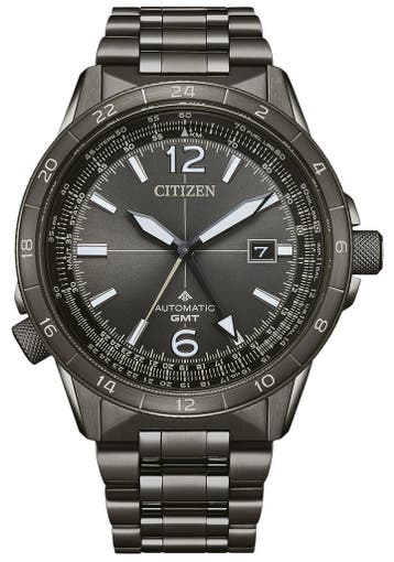 Citizen NB6045-51H Promaster Mechanical GMT horloge, Staal, Verzenden, Nieuw, Polshorloge