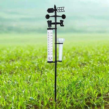 Analoog Weerstation - Regenmeter - Buitenthermometer -, Verzenden, Nieuw