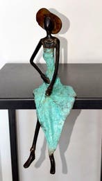 Derme Abdoulaye - sculptuur, Sculpture en bronze –, Antiek en Kunst